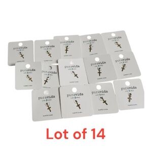 Pura Vida LOT Gold Tone Cross Charm Lot of 14 Harper Charms NEW = $1.78 each
